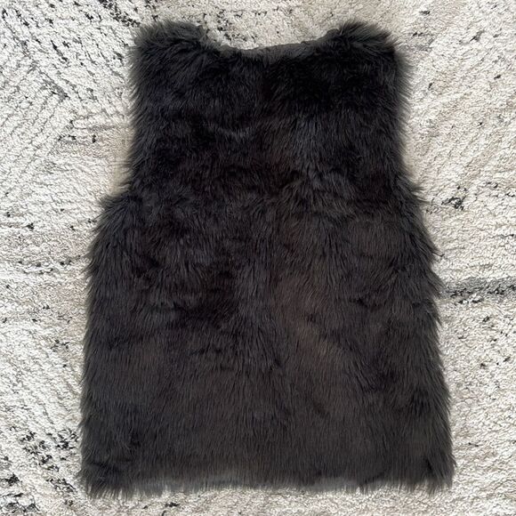 Faux Fur Gray Vest from Charming Charlie - Picture 7 of 8